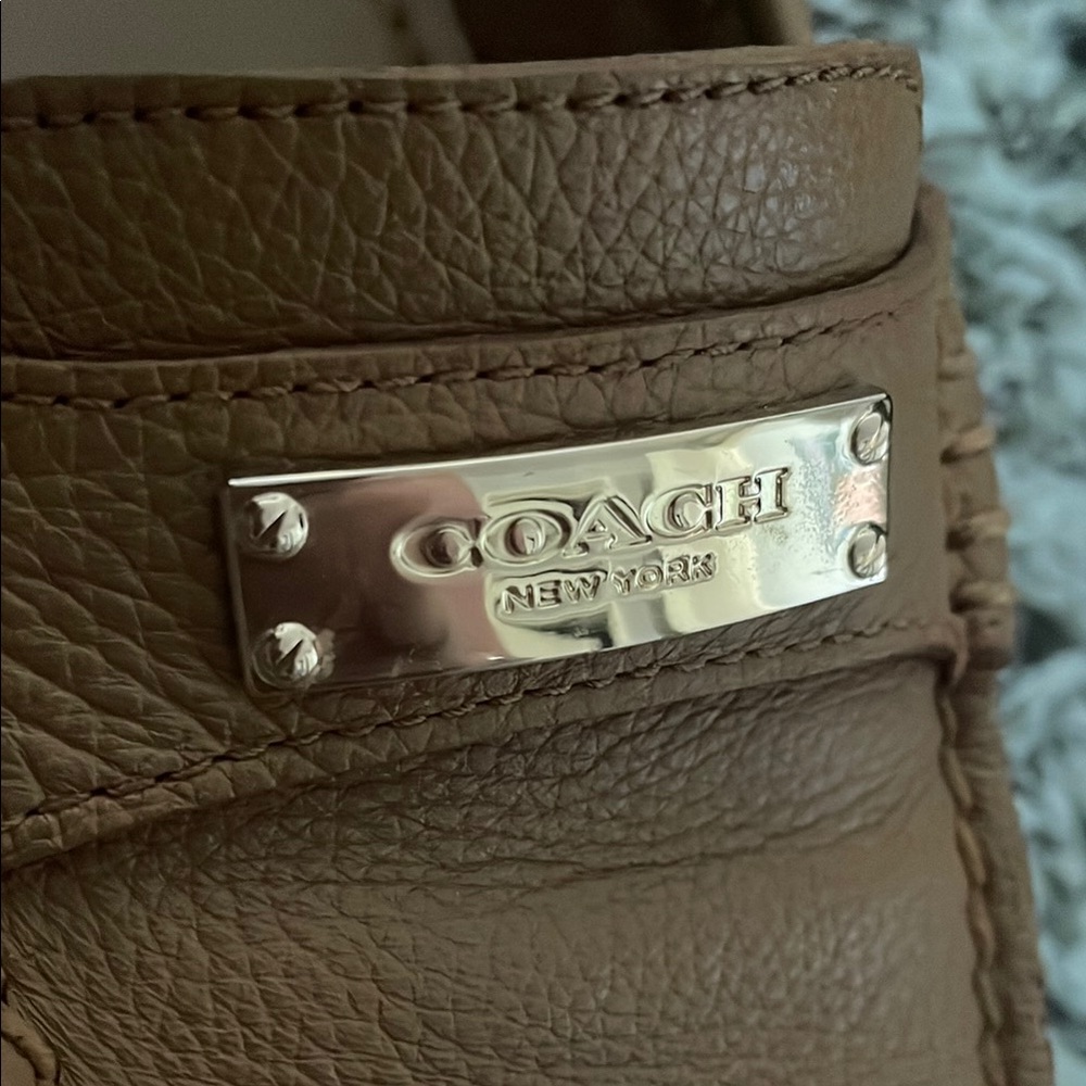 Coach Women's Brown Loafers - Picture 2 of 2